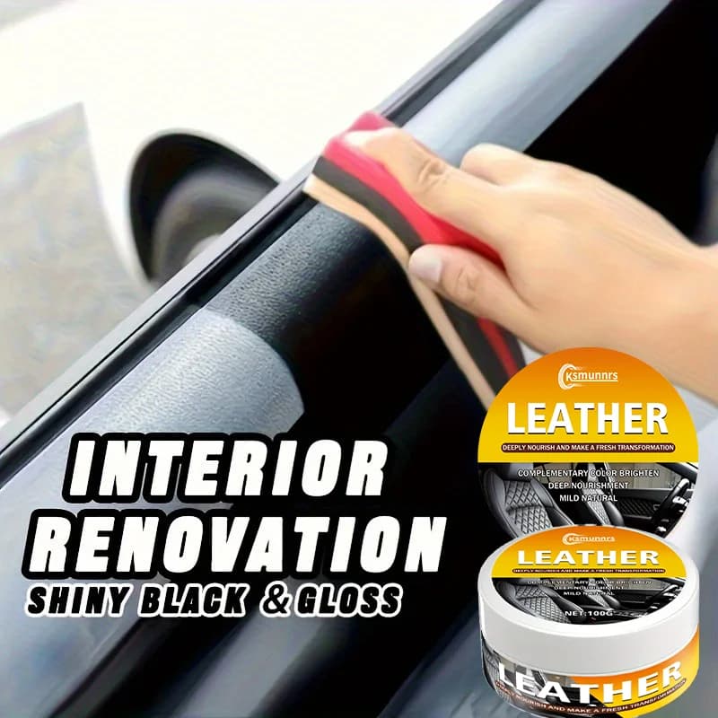 Car interior polishing cleaner, car interior parts cleaning and maintenance kit