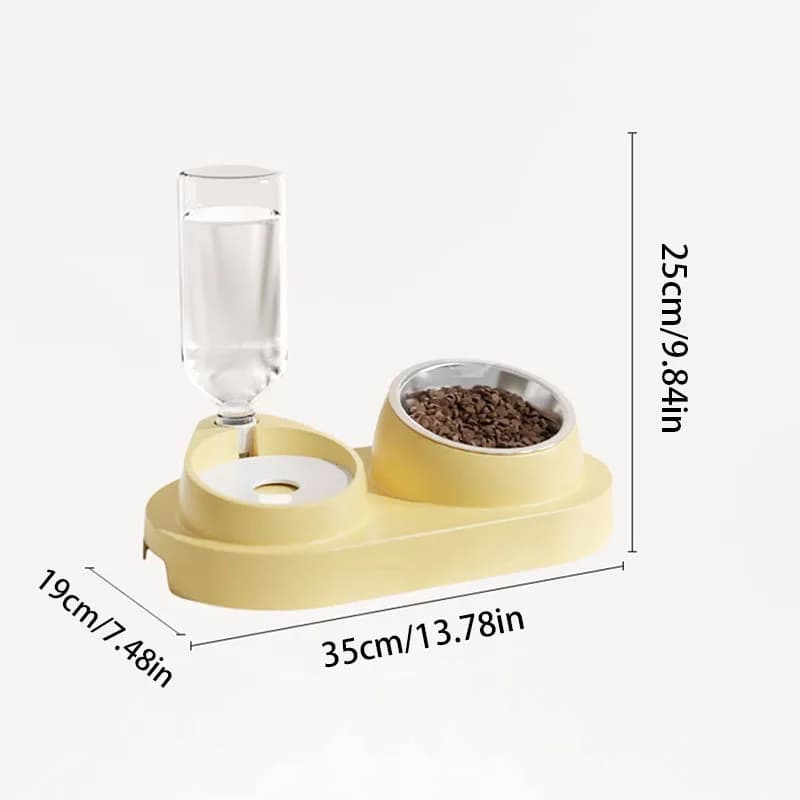 Pet Bowls Automatic Water Dispenser Feeder Cat Dog Food Water Bowl Non-Slip Pet Feeding Supplies