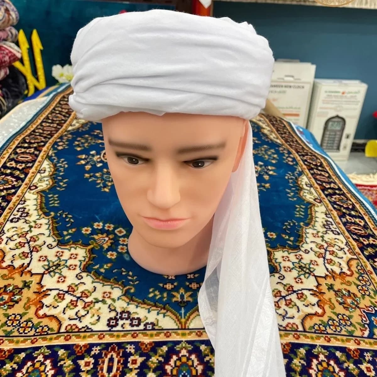 Muslim Scarf  Headscarf For Men Caps Islamic Kerchief Hijab Saudi Arabia Jewish Turban Headwraps Pakistan 05268