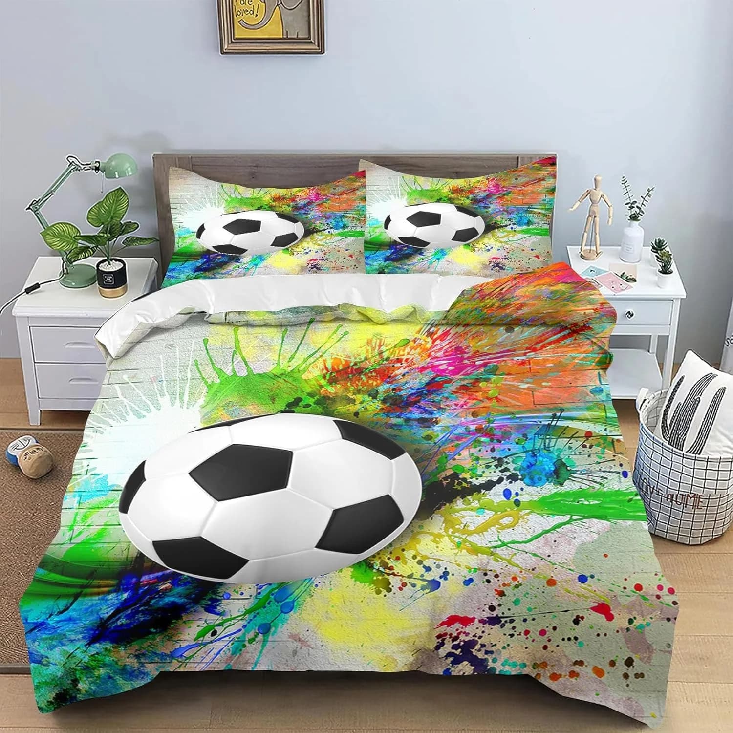 Football Microfibre Duvet Cover Set