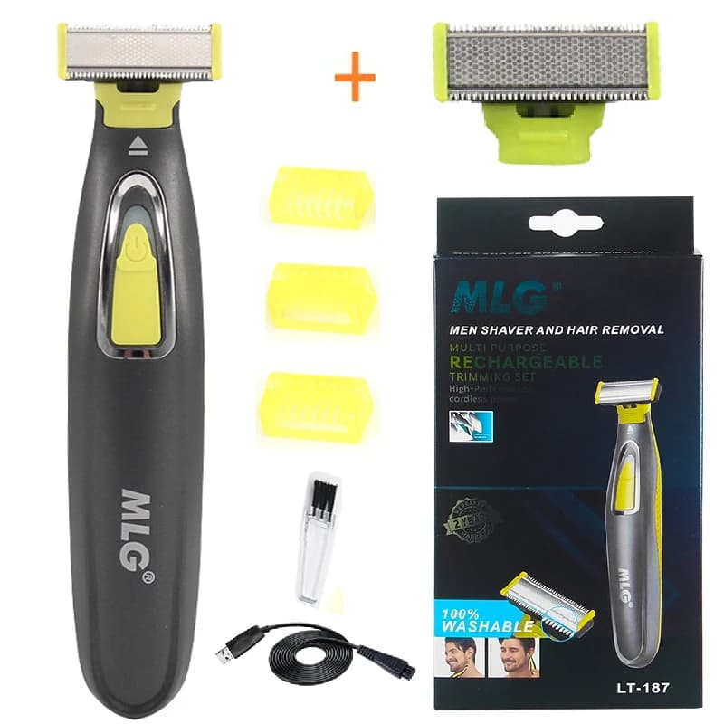 Wet Dry Electric Shaver for Face and Body