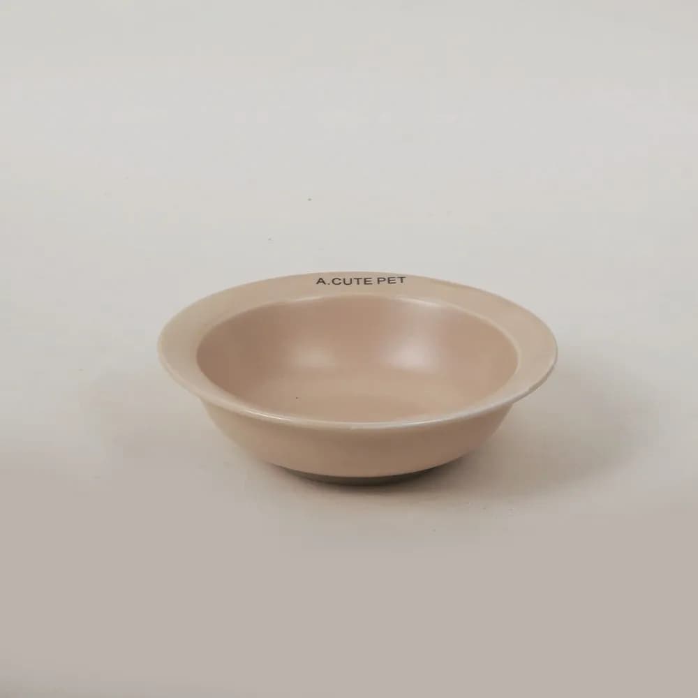 Ceramic Elevated Cat Bowl with Acrylic Stand