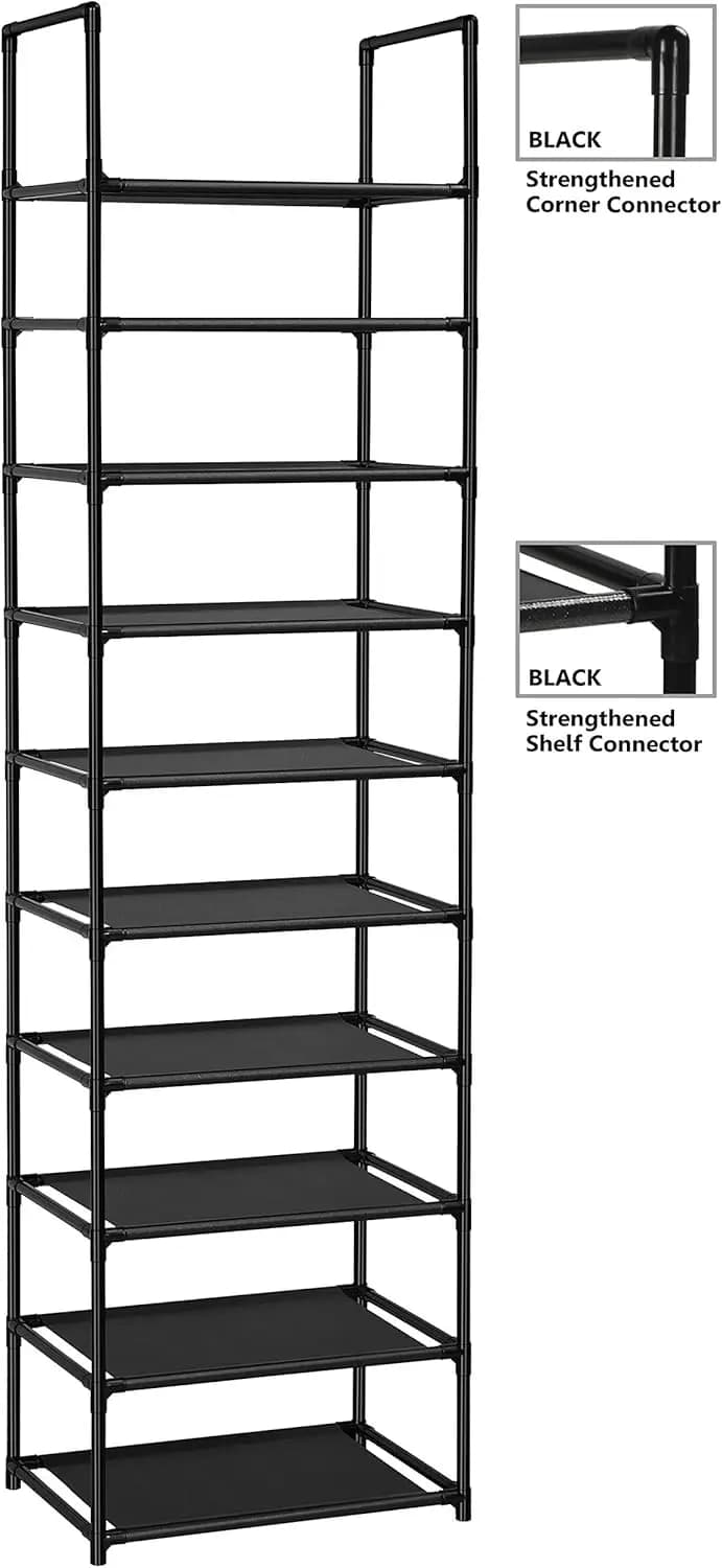 Heavy Duty Steel Shoe Rack 25 Pairs