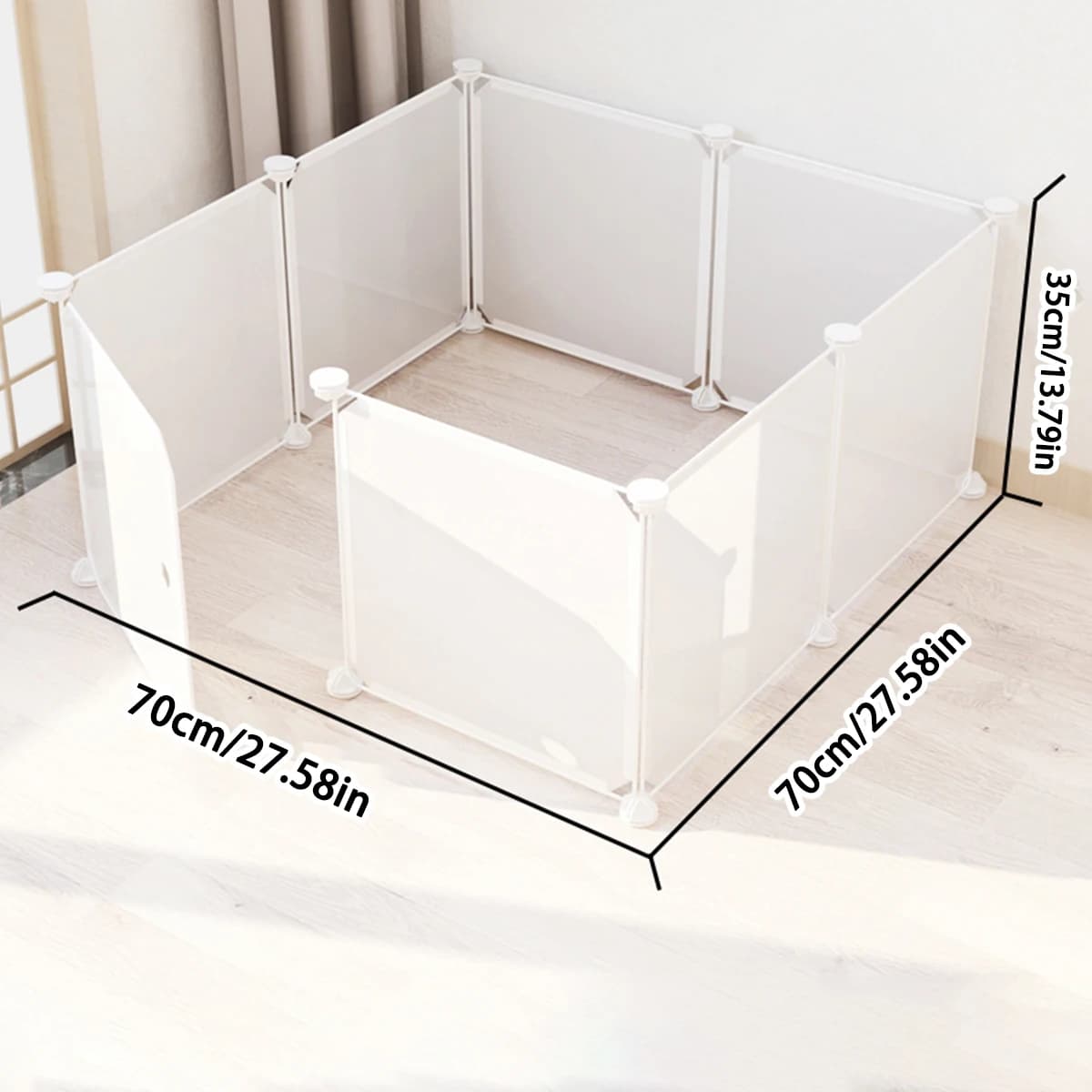 Detachable Plastic Pet Playpen for Small Animals