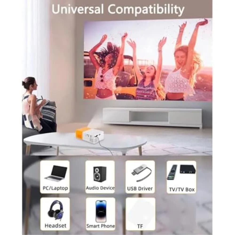 Portable LED Mini Projector