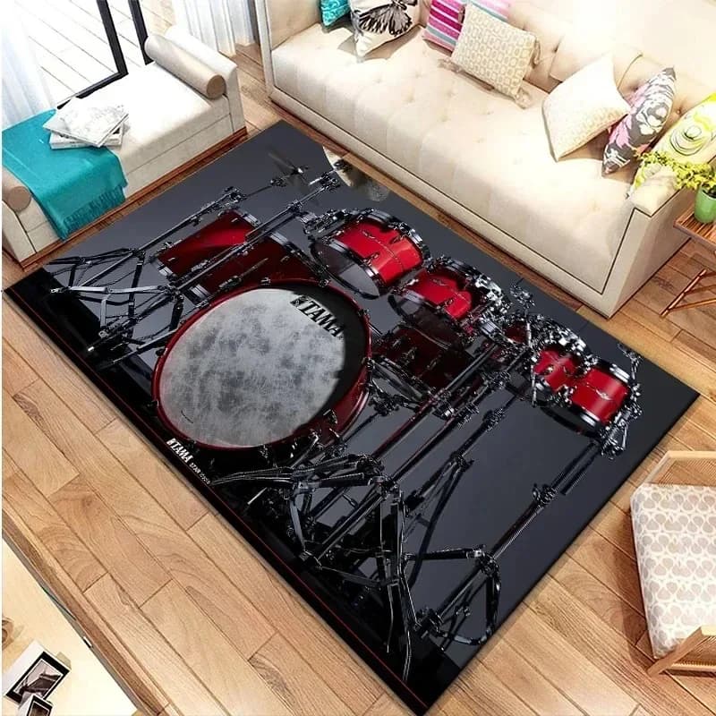Musical Rock Rug Non-Slip Area Mat