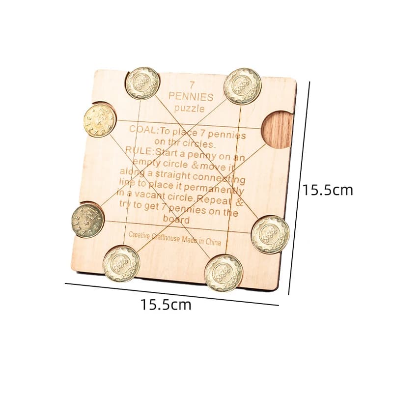 Penny Baffling Puzzle Brain Teaser