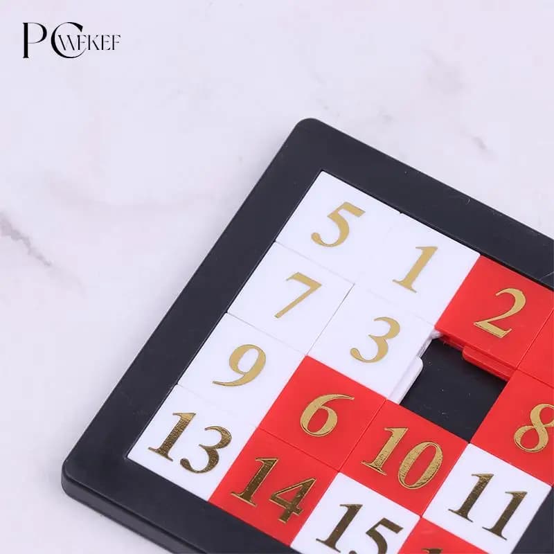 Number Slide Puzzle Brain Game