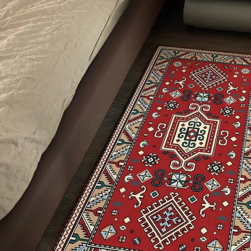 Living Room Bedroom Carpet Large Bohemian Area Rugs Iranian Style Machine Washable Persian Morocco Custom Rugs
