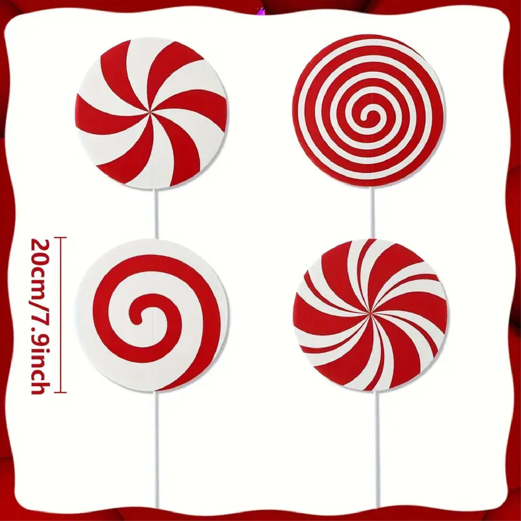 Peppermint Candy Christmas Tree Ornaments