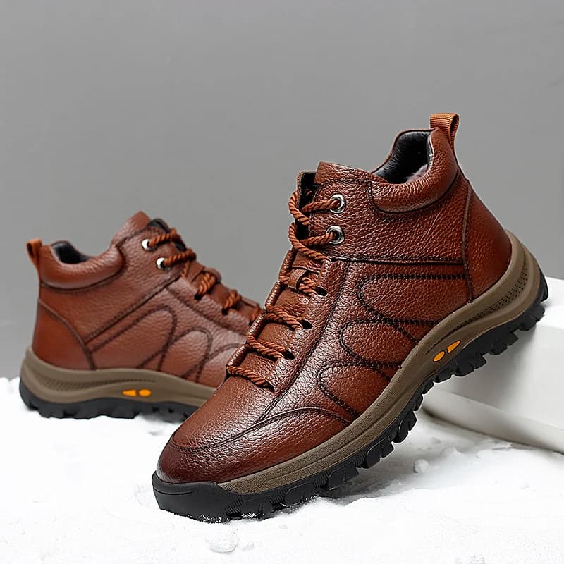 Men's Leather Hiking and Casual Shoes