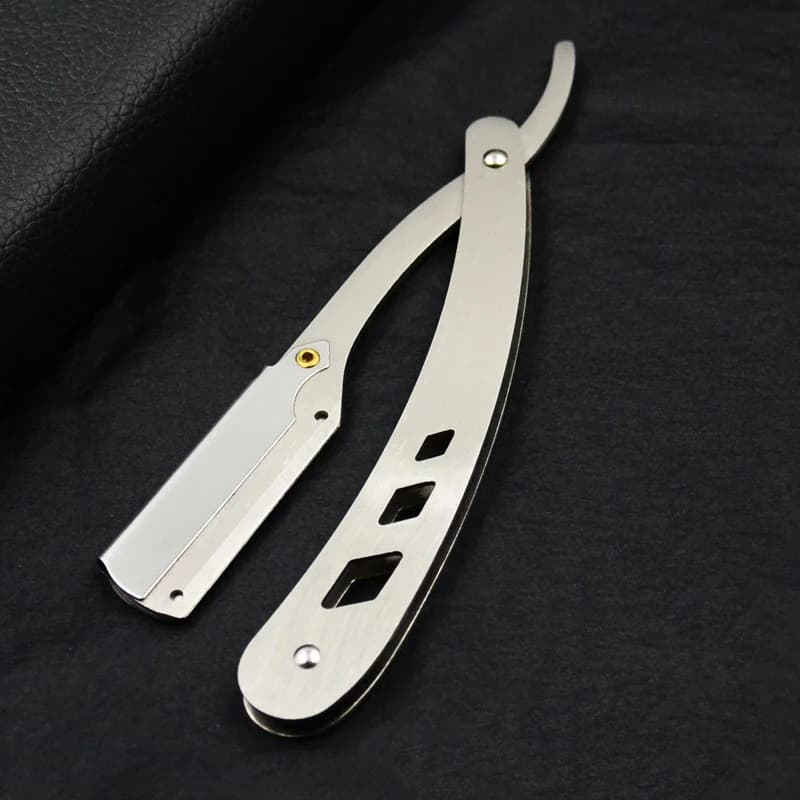 Antique Black Folding Straight Razor Holder