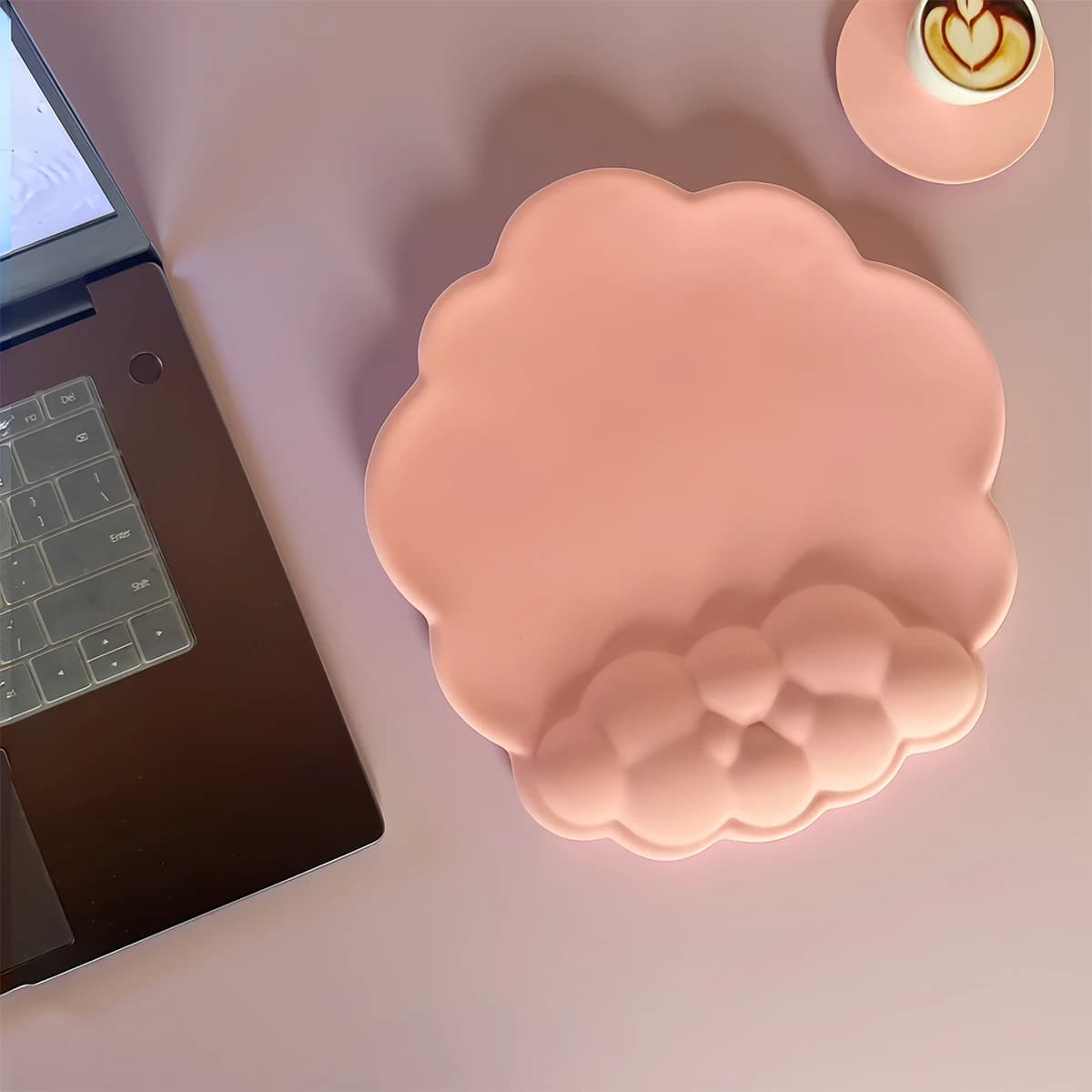 Gaming Mouse Pads with Memory Foam Wrist Rests