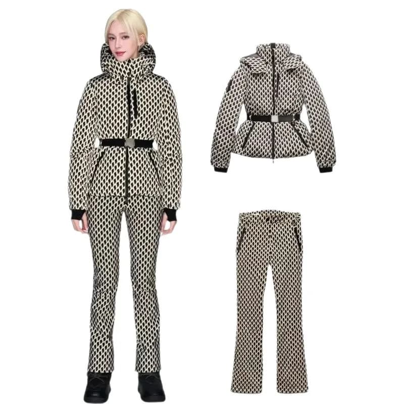 Women's Cotton Ski Suit Jacket and Pants