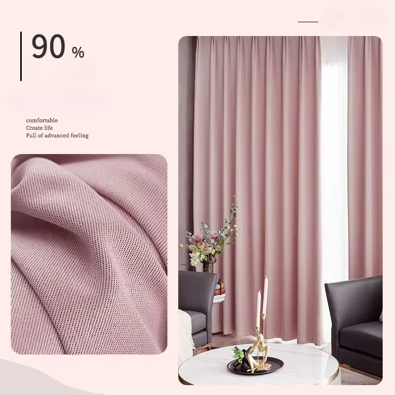 Blackout Hemp Curtains with Sound Insulation
