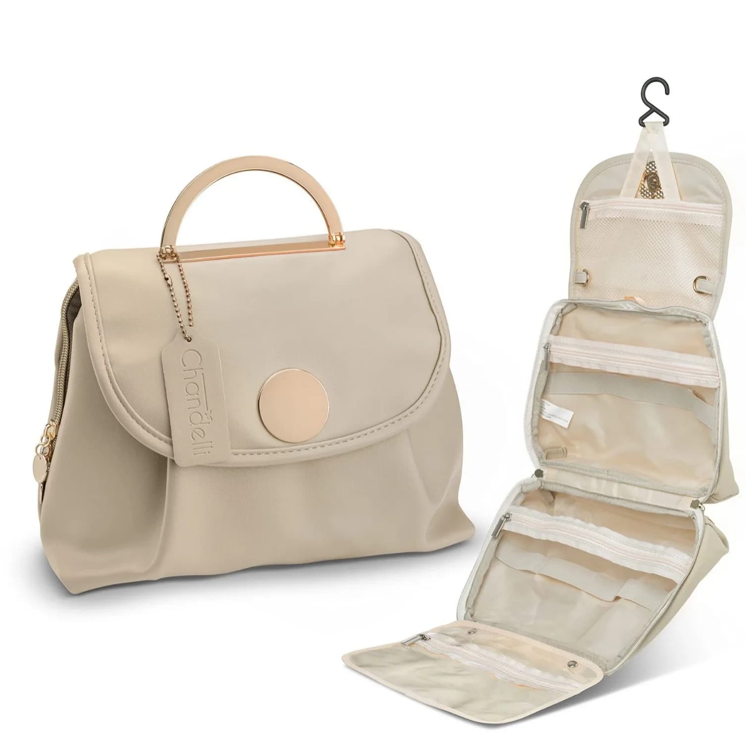 Toiletry Bag Hanging Travel Organizer for Women Multifunctional Makeup Cosmetic Case for Toiletries Accessories Water-resistant