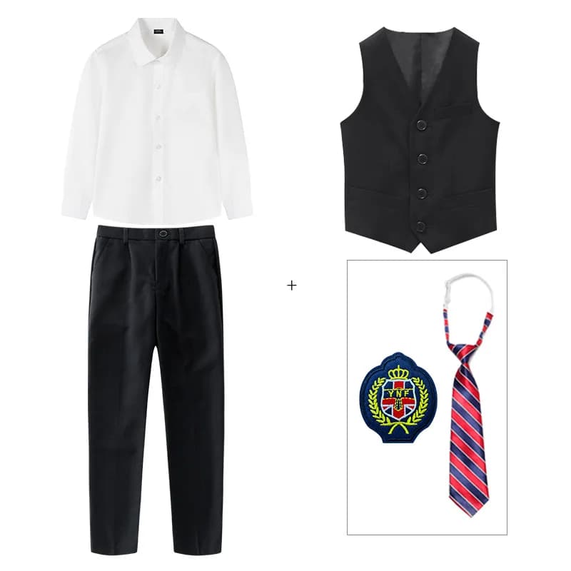 England Style School Uniform Spring Autumn Suit