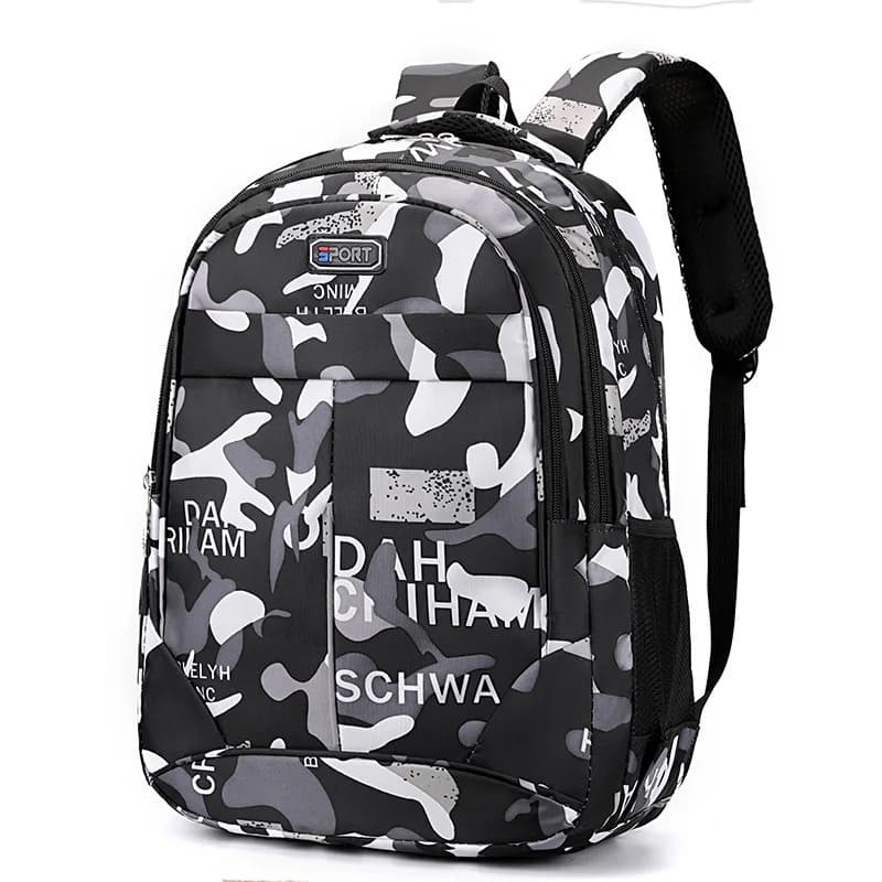 Trendy Double Shoulder Backpack for School