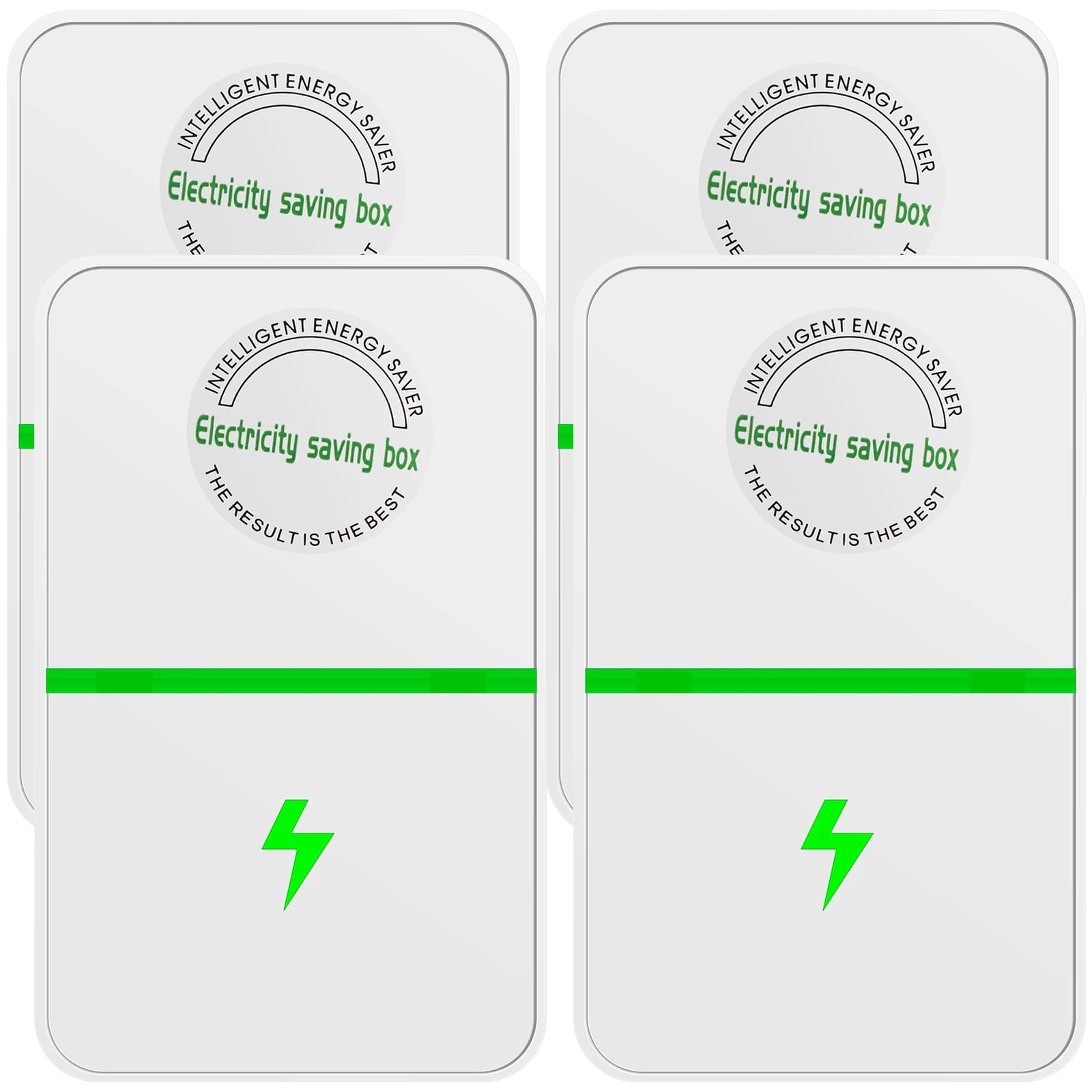 2/4Pcs Power Saver Portable Electricity US Energy Saver Smart Saving Box Safe Household Plug 90V-250V for Office Kitchen Accesso