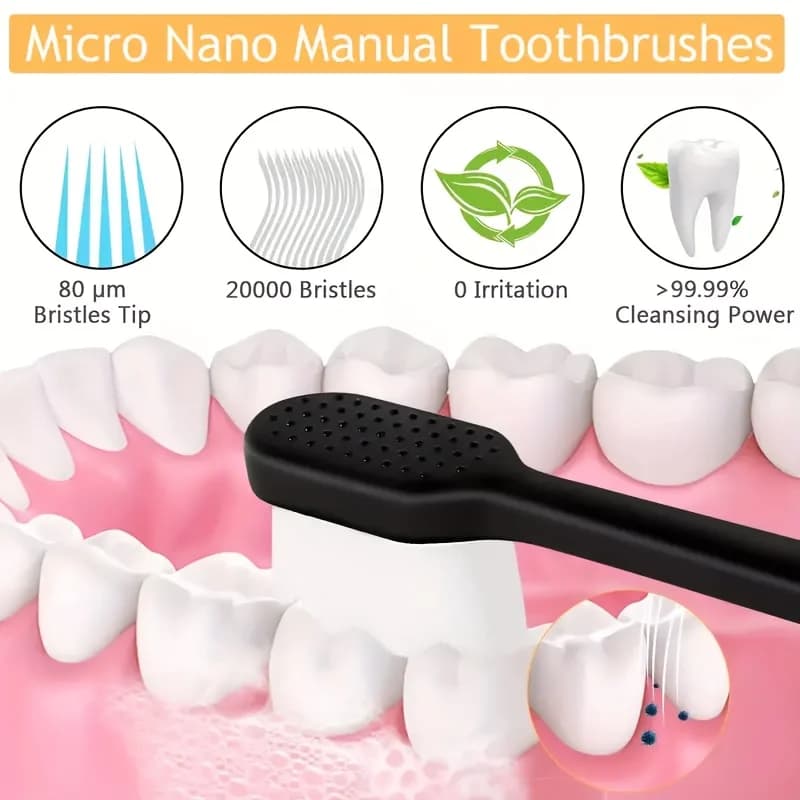 Soft Bristle Manual Toothbrush 3-Pack