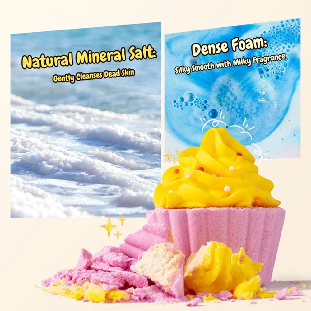 Cupcake Bath Bombs Set