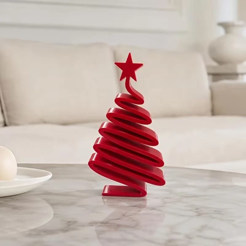 Minimalist Christmas Tree Desktop Ornament