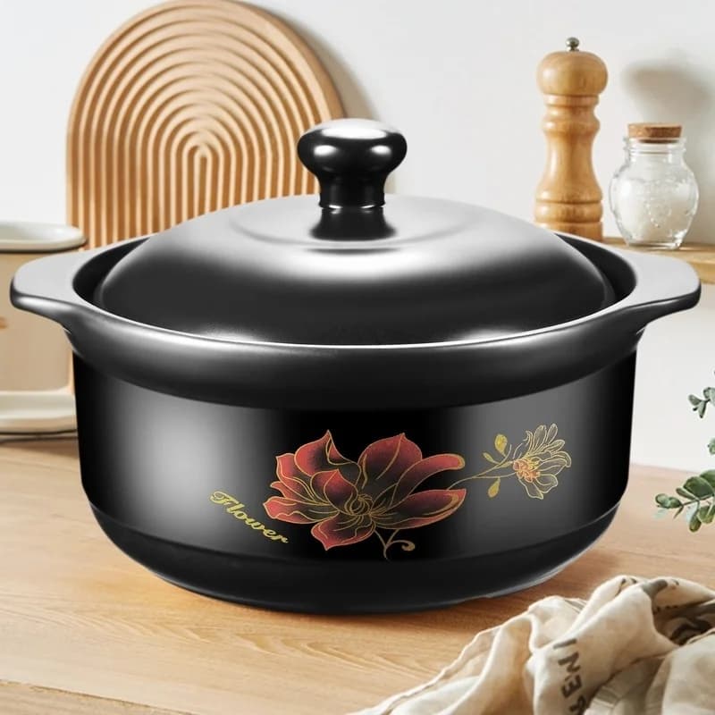 Ceramic Casserole Stew Pot Non-Stick