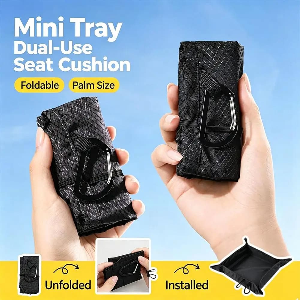 Camping Folding Storage Mat with Carabiner