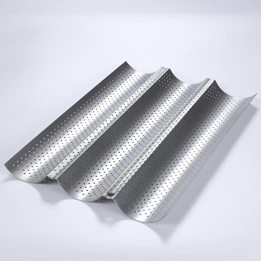Perforated Baguette Baking Pan