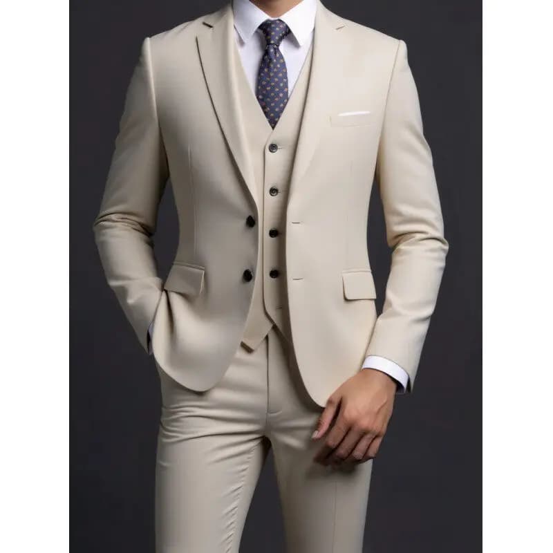Men's Three-Piece Business Suit