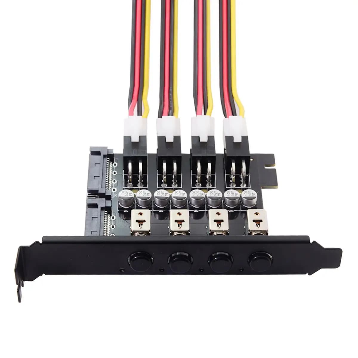 4-Port HDD SSD Power Switch Controller