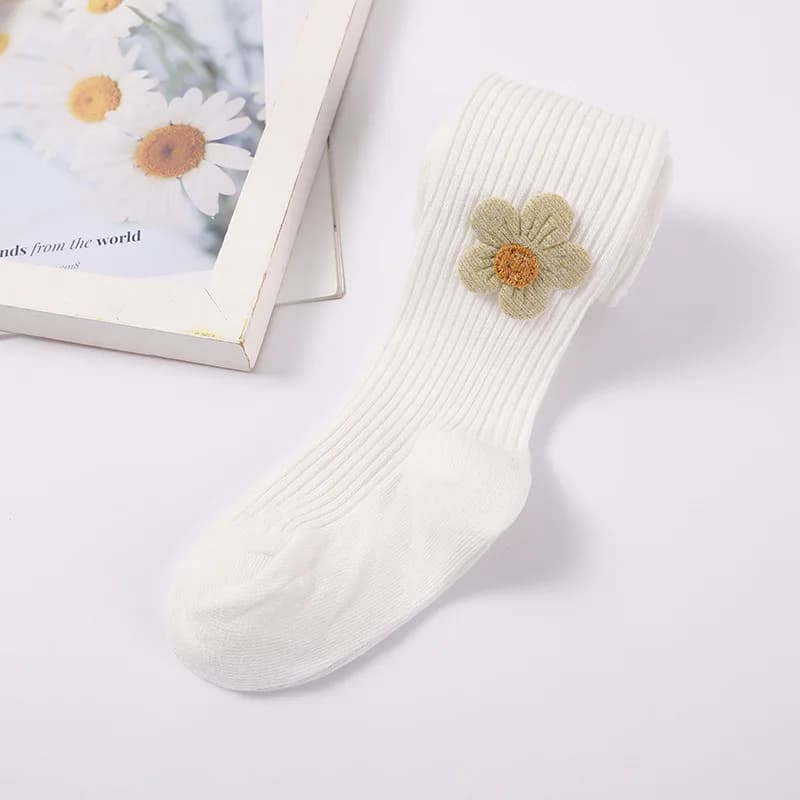 Girls Knitted Cotton Tights Open File