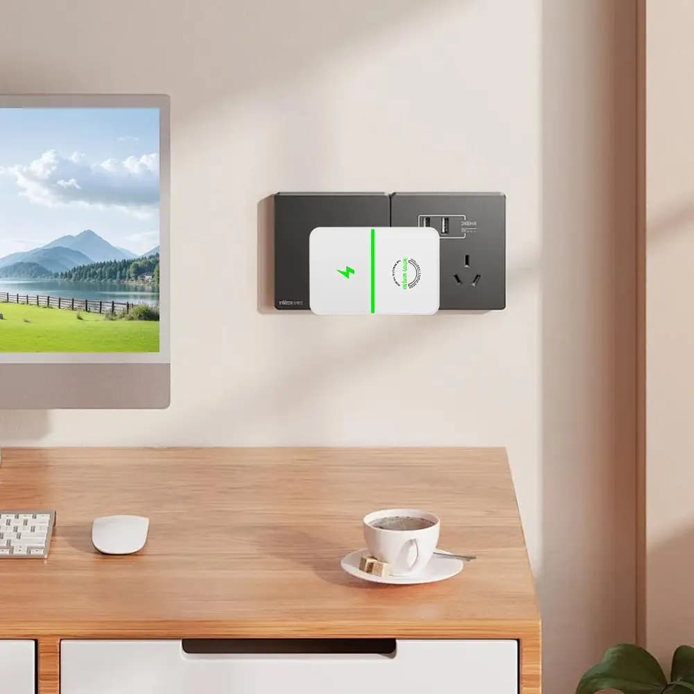Home pro Power Energy Saver with Stable Voltage US/UK/EU Plug - Household Electricity Energy Efficient Device