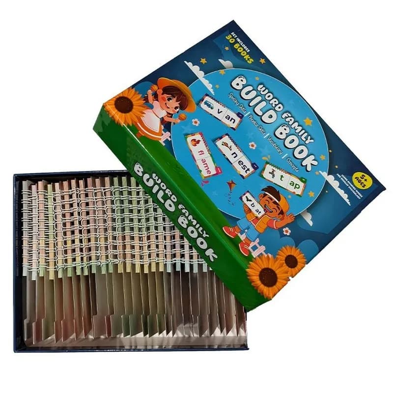Phonics Rhyme Flashcards with Flipping Books