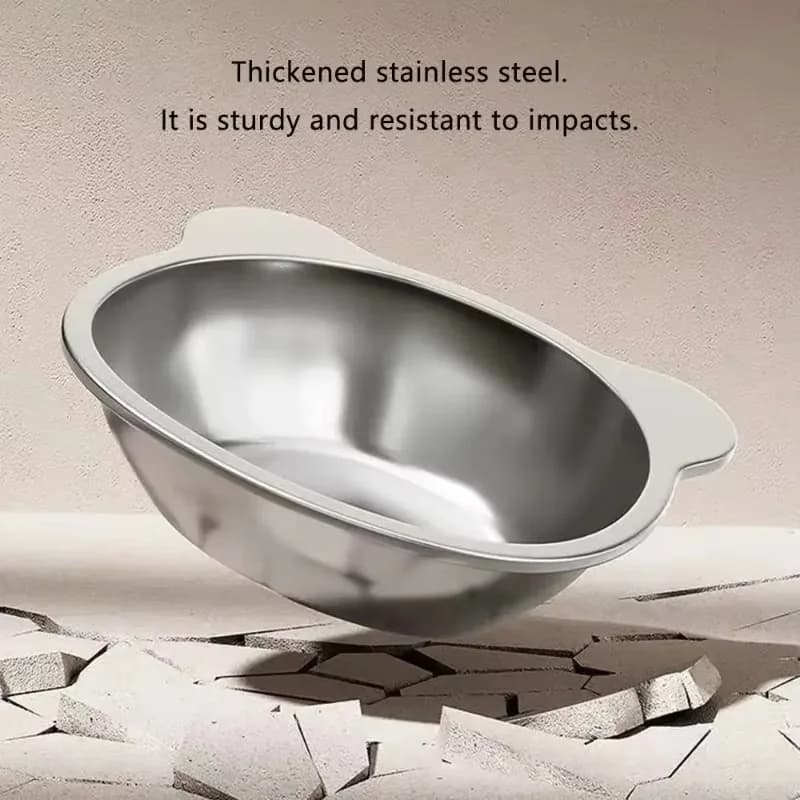 Elevated Tilted Cat and Dog Feeding Bowl