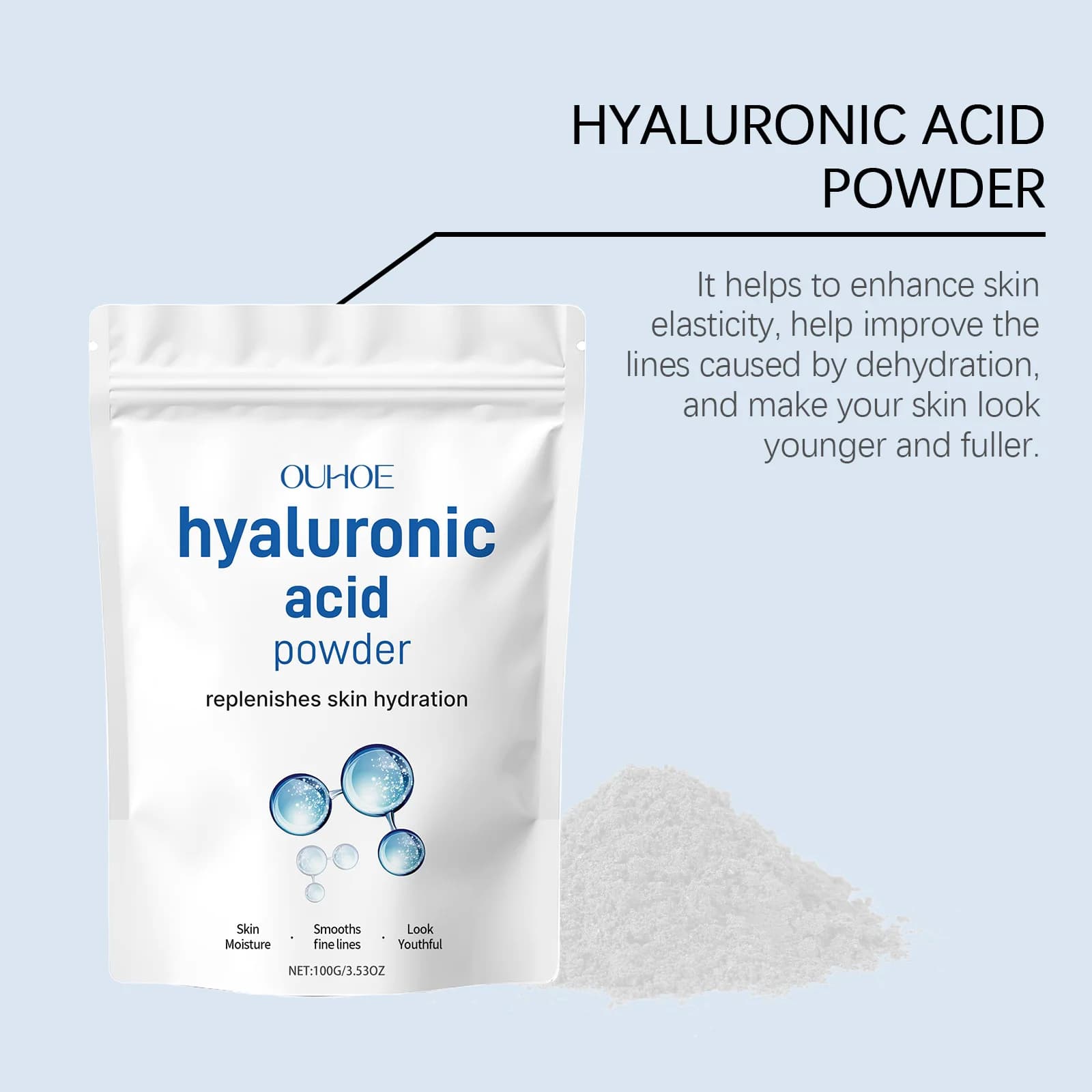 Hyaluronic Acid Powder Face Mask