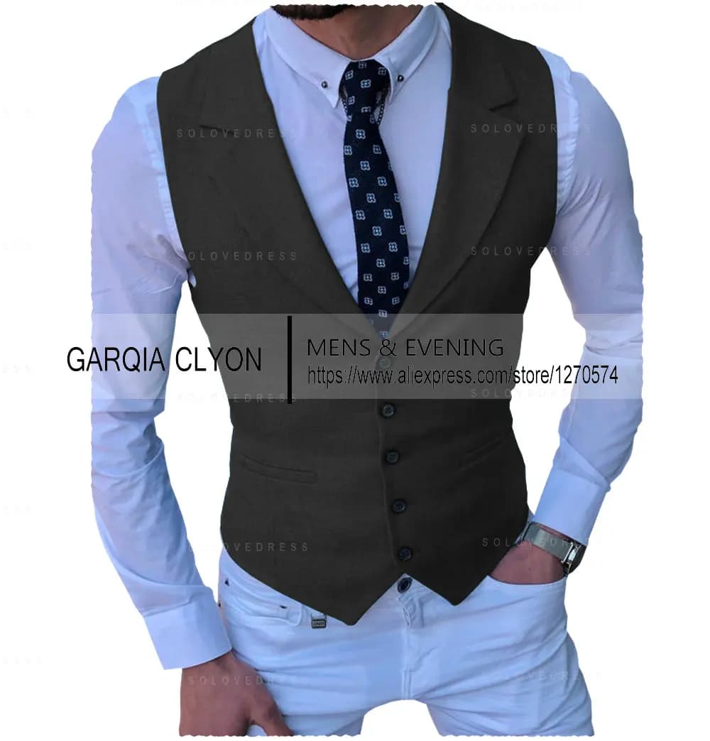 Men's Classic Single Breasted Vest Waistcoat