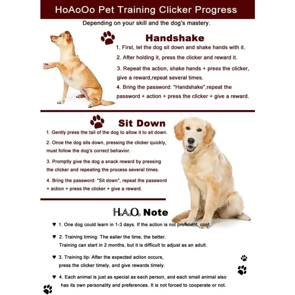 Pet Training Clicker with Wriststrap