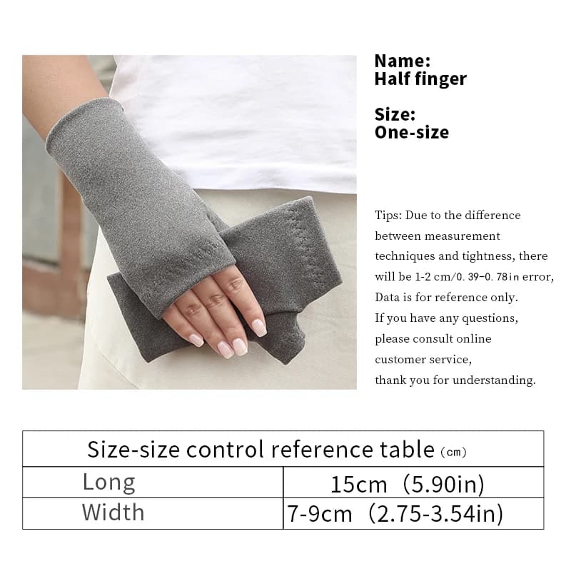 Half-Finger Winter Gloves Non-Slip