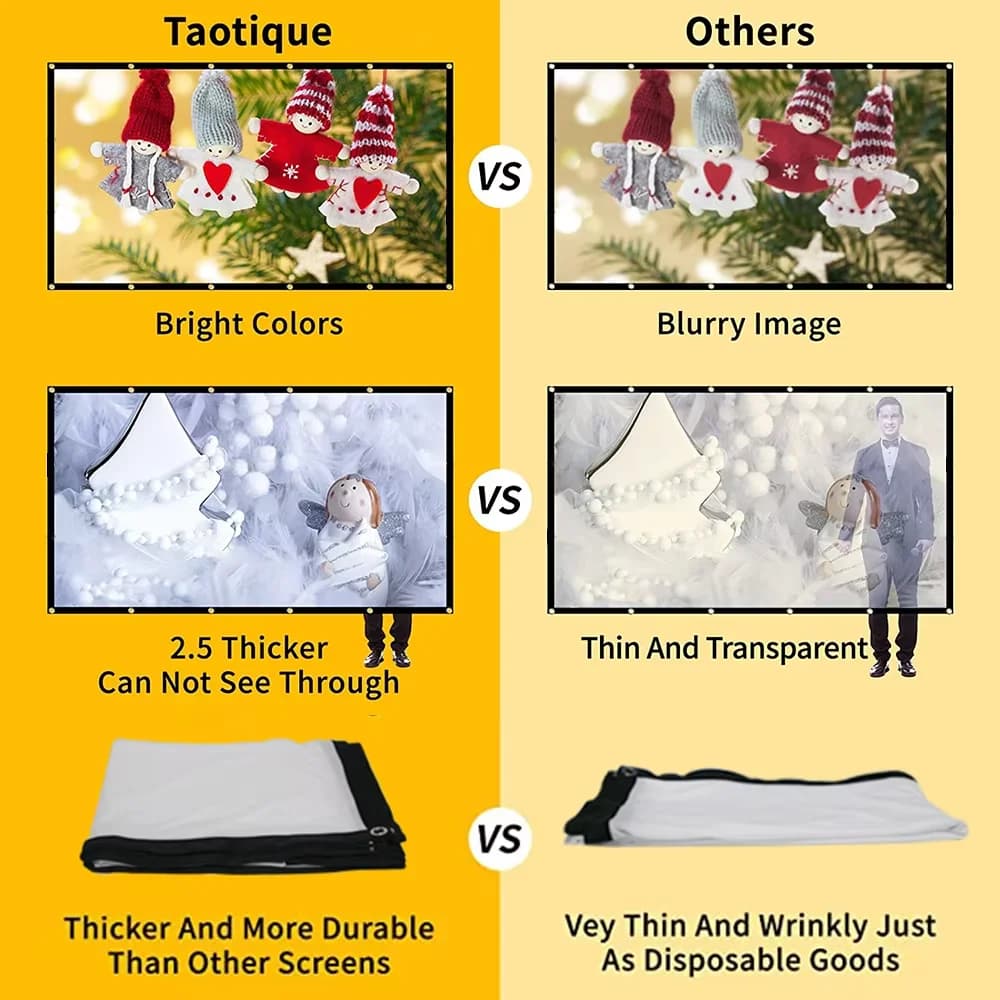 Foldable Projection Screen