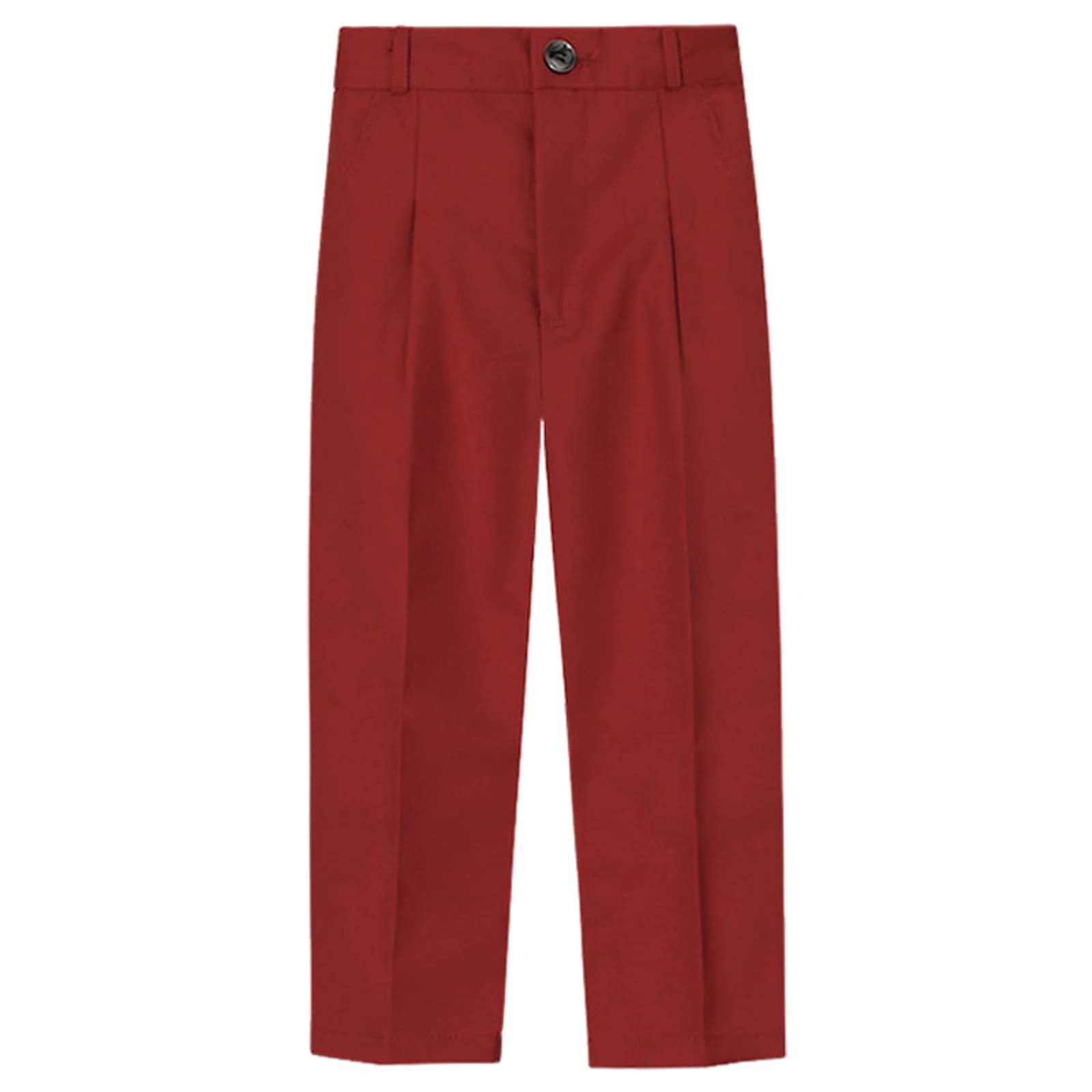 Children's Slim Fit School Uniform Dress Pants