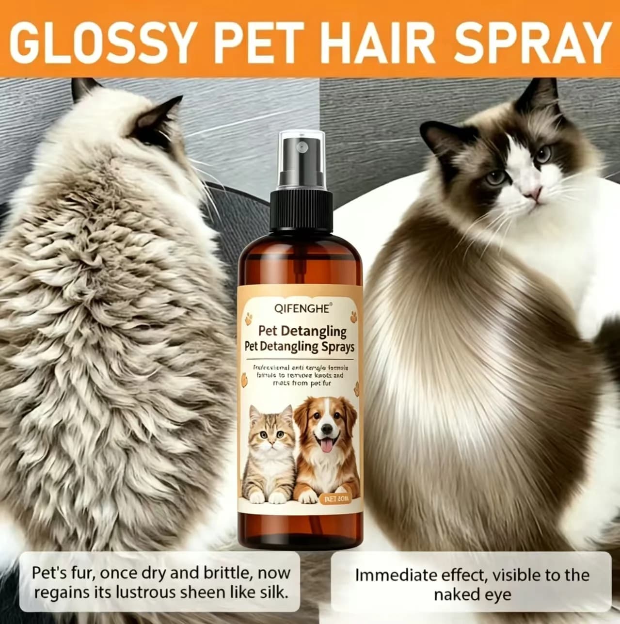 Pet Detangling Leave-in Conditioner Spray