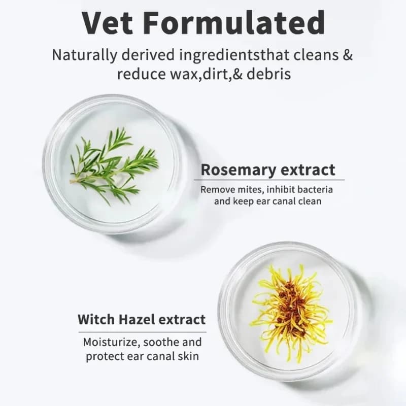 Pet Ear Cleaning Wipes with Finger Covers