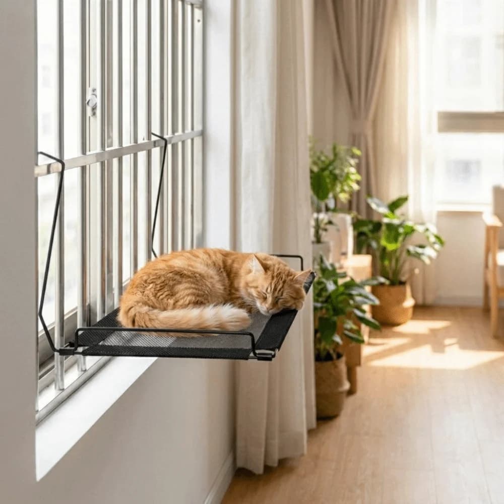 Breathable Mesh Cat Window Hammock