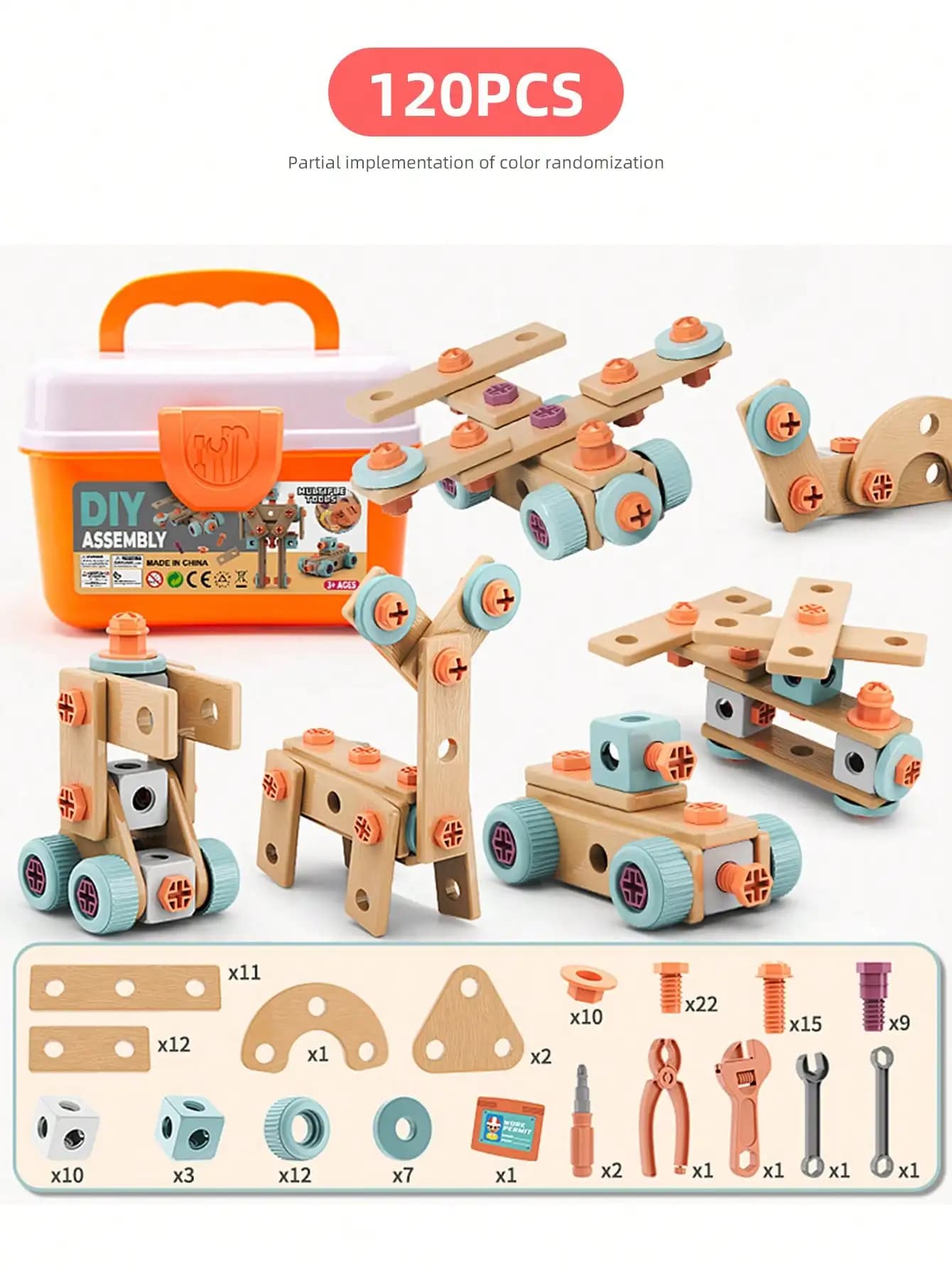 Kids Tool Set DIY Nut Assembly Toy