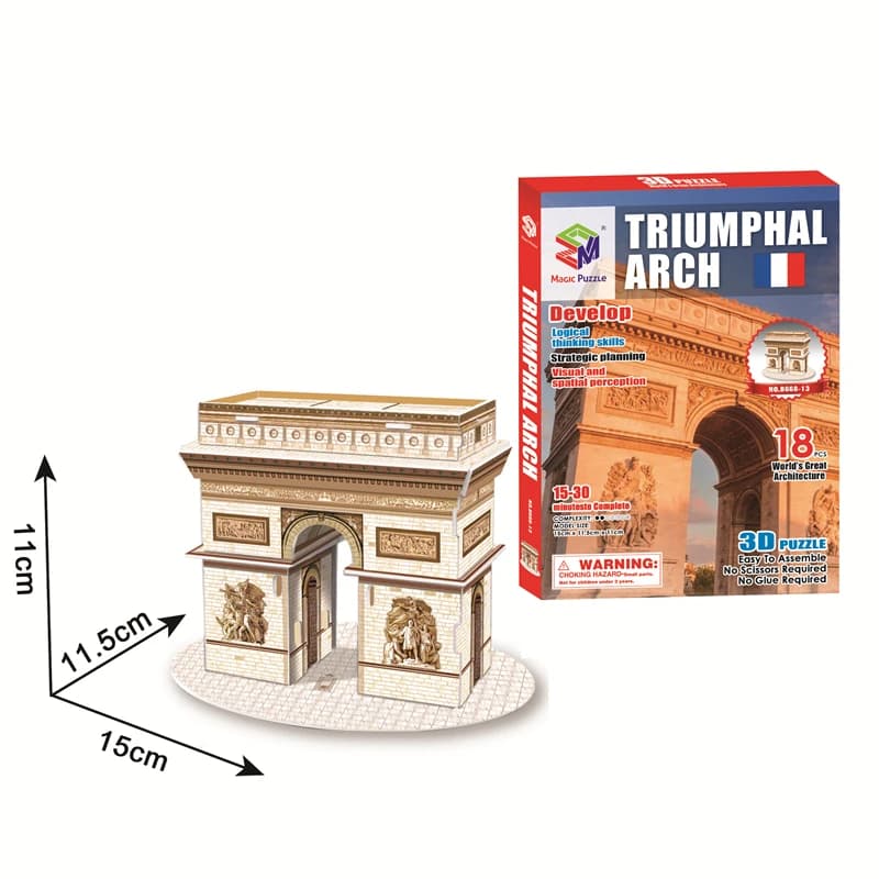 3D Jigsaw Puzzle Building Toy