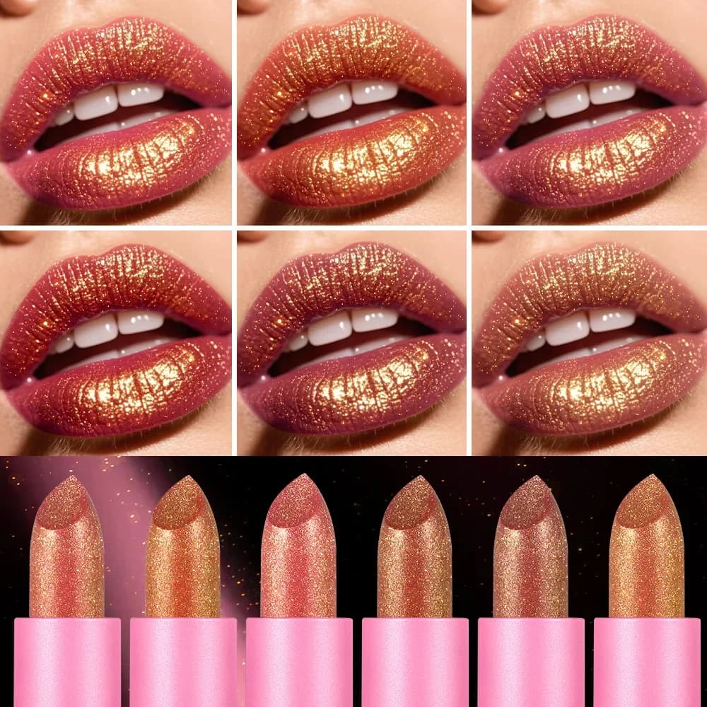 Metallic Glitter Hydrating Lipstick