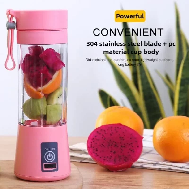 Portable Rechargeable Handheld Blender Mini Fruit Juicer Cup Electric Travel Mixer for Smoothies Milkshakes