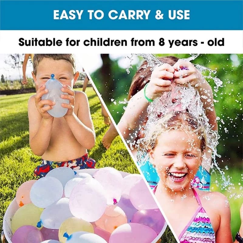 Fast Fill Water Balloons, 111-Piece Set