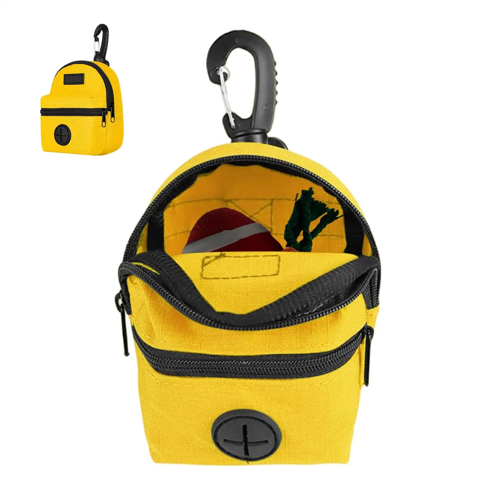 Dog Treat Pouch with Poop Bag Dispenser